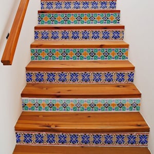 Moroccan Star Border Stencil - DIY Border Pattern for Painting Stairs, Wall Border, or Boho Furniture