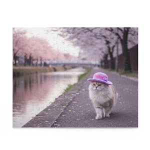 Charming Cat Puzzle - 120/252/500-Piece, Perfect for Cat Lovers, Cozy Gifts for All Occasions, Family Fun, Relaxing Activity