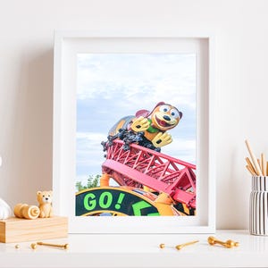 Slinky Dog Dash Toy Story Wall Art | Disney Wall Art Digital Wall Art Download Digital Print Hollywood Studios WDW Photo Wall Art