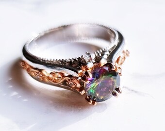 Anello Promessa In Argento Sterling 925 Con Zirconi A Cuore - Regalo Perfetto Per Lei - Foto 4