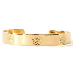 Gold Toned Dreamer Cuff Bracelet image 1