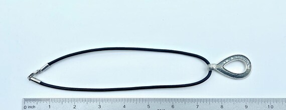 Silpada Sterling Textured Open Teardrop Pendant -… - image 8