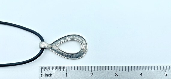 Silpada Sterling Textured Open Teardrop Pendant -… - image 7