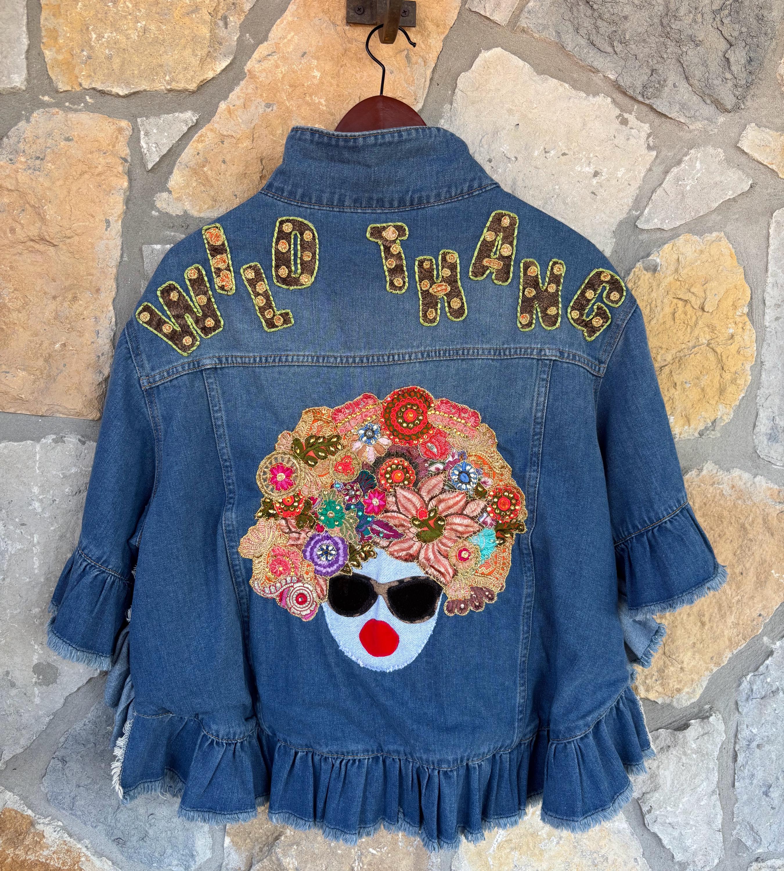 即完 TRUCKER JACKET DENIM LEOPARD デニムジャケット Stussy Trucker Denim Jacket Leopard | Grailed