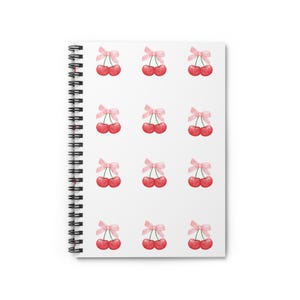 Cherry Blossom Spiral Notebook - Cute Journaling, Gift for Students, School Supplies, Note-Taking, Floral Design