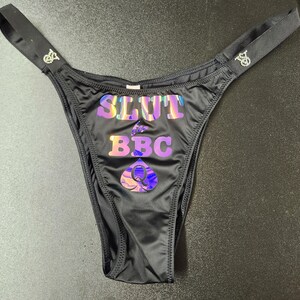 String Dentelle Victoria's Secret Violet Gothique - Taille M