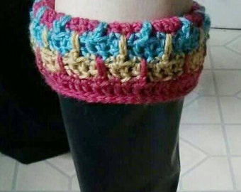 Crochet Boot Cuff Pattern