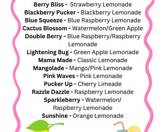 Loaded Lemonades (Must buy 10)