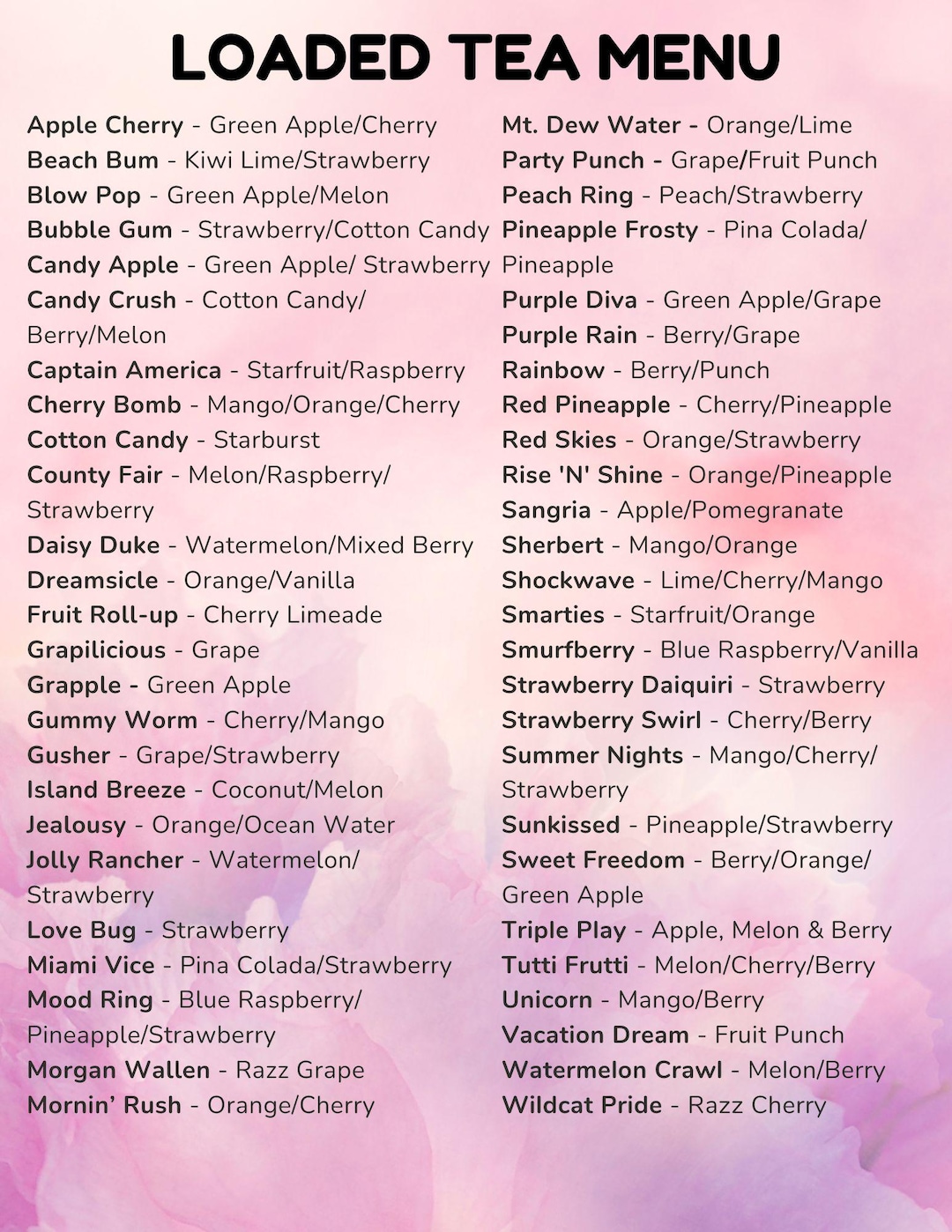 Loaded Teas (must Buy 10) - Etsy
