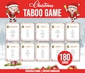 Christmas Taboo Games, Forbidden Words, Christmas Party Games, Printable Christmas Taboo Games, Christmas Trivia,  Christmas Taboo Games product logo