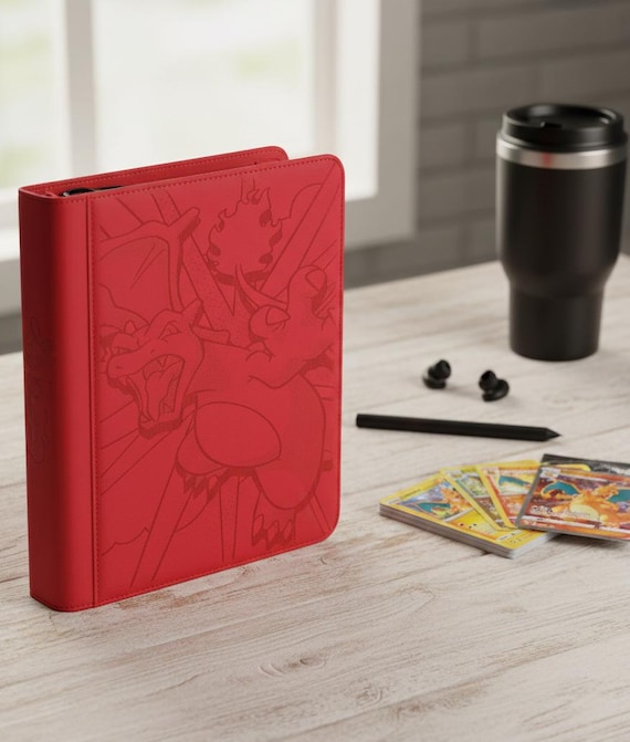 trading card binder australia Card Binder 9 Pocket with Zipper,360 Pockets Trading Card Holder Book,  Premium PU Cover Zip Folder Binder for TCG, MTG,Sports Cards, Game Cards