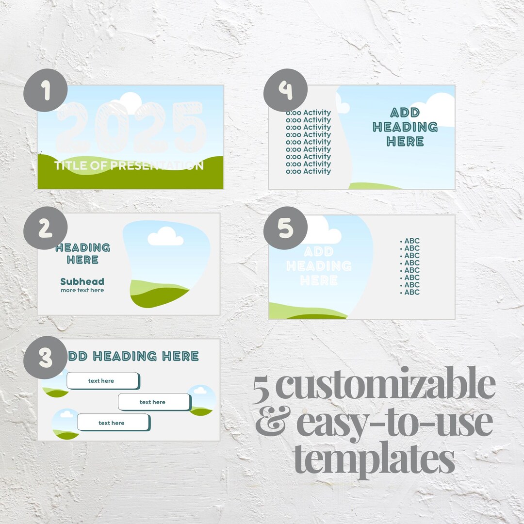 Customizable Canva Slideshow Template | Simple Photo Presentation ...