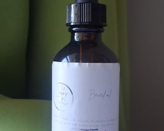 Woodsy Scent Beard Oil: 2oz Dropper Bottle