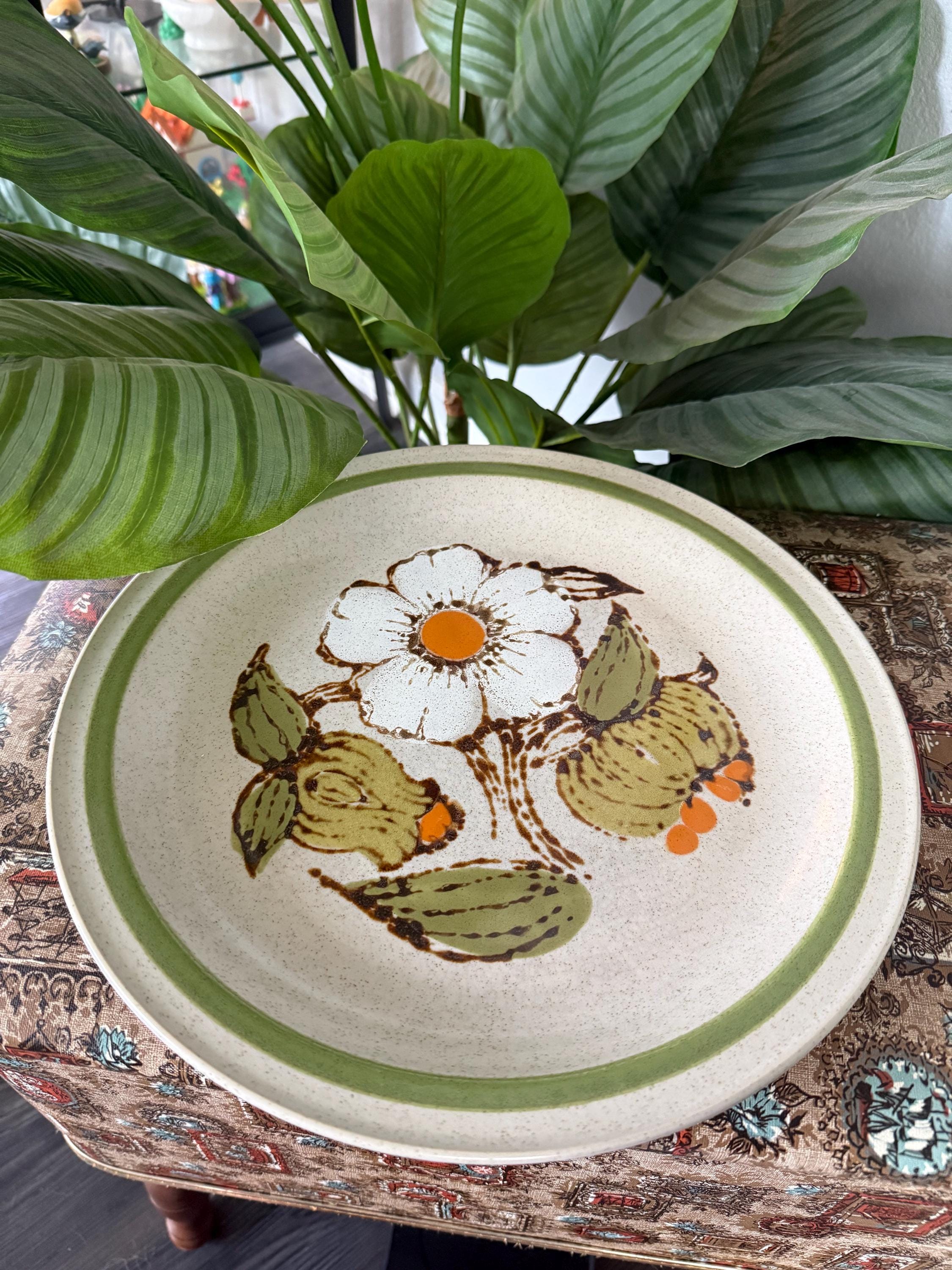 Green Vintage Plates China Japan - Etsy