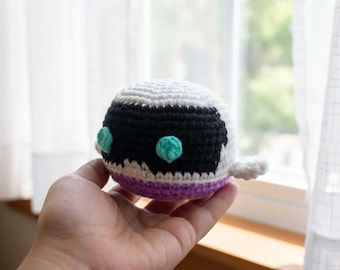 Patrón de crochet Wootteo Whale Amigurumi – Tutorial fácil de Amigurumi para principiantes, lindo Jin BTS crochet