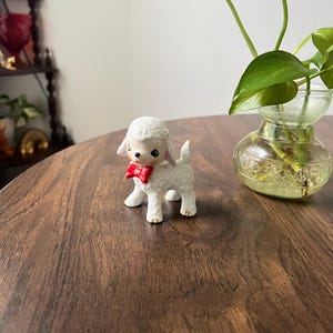 vintage kitsch lamb