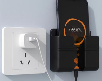 STL-Datei – Mehrzweck-Wandhalterung für Telefon und Fernbedienung | 3D-Druckmodell