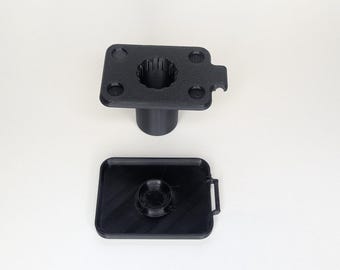 Scotty-Style Flush Mount with Hinged Lid
