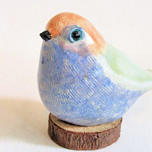 pottery bird figurine