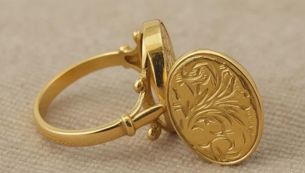 Vintage signet ring - Etsy 日本