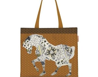 Patchwork Horse Tote Bag