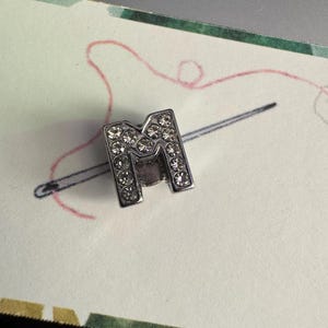 Initial Letter Needleminder: Safety Cover, Avoid Losing Your Needle! Cross Stitch, Needlepoint