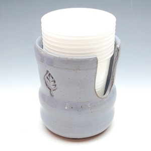NEW Cup Holder, Sponge Cup, Mail Organizer, Napkin Holder, pottery, ceramic
