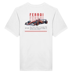 Ferrari F1 T-Shirt | 2025 SF-25 Car Design | Unisex Racing Tee | Charles Leclerc & Lewis Hamilton Formula 1 Merch