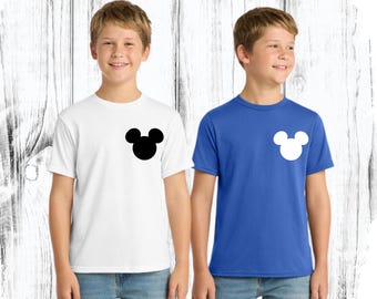 Boys Disney Athletic Dri fit Shirt, Youth Performance Mickey Mouse shirt, Custom Boys Athletic Dri fit Shirt