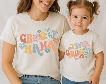 Two Groovy 2nd Birthday Family Shirts: Matching Retro Party