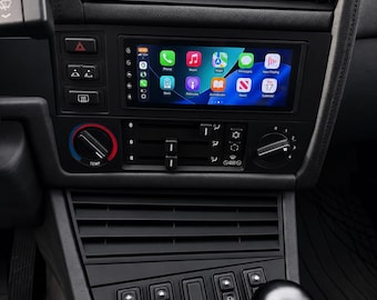 E30 HVAC-panel - 1,5 Din CarPlay-mod