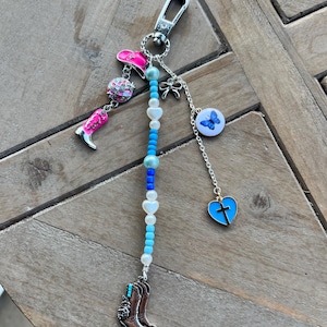 Beaded Bag Charm  | Faith-Filled Bag or Phone Accessory