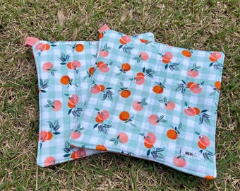 Agarradera acolchada color melocotón