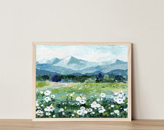 Colorado Art Print | Mountain Cabin Wall Decor | Outdoorsy Gift |  Giclee Fine Art Print, Select Your Size