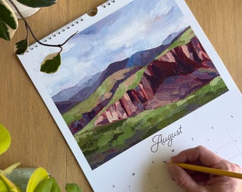 2027 Colorado Landscape Wall Calendar – 12 Original Paintings, Frameable Art Prints