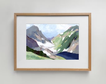 Capitol Peak – Colorado Mountain Landscape Art Print