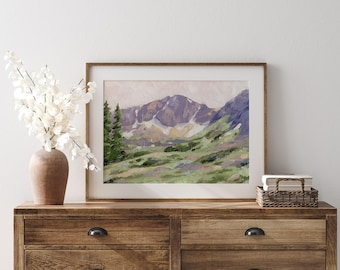 Gunnison National Forest – Colorado Mountain Landscape Art Print