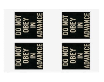 Do Not Obey in Priority 20 Lessons for Fighting Tyranny Sticker Sheet (4 Sticker) | MrGoodTrouble