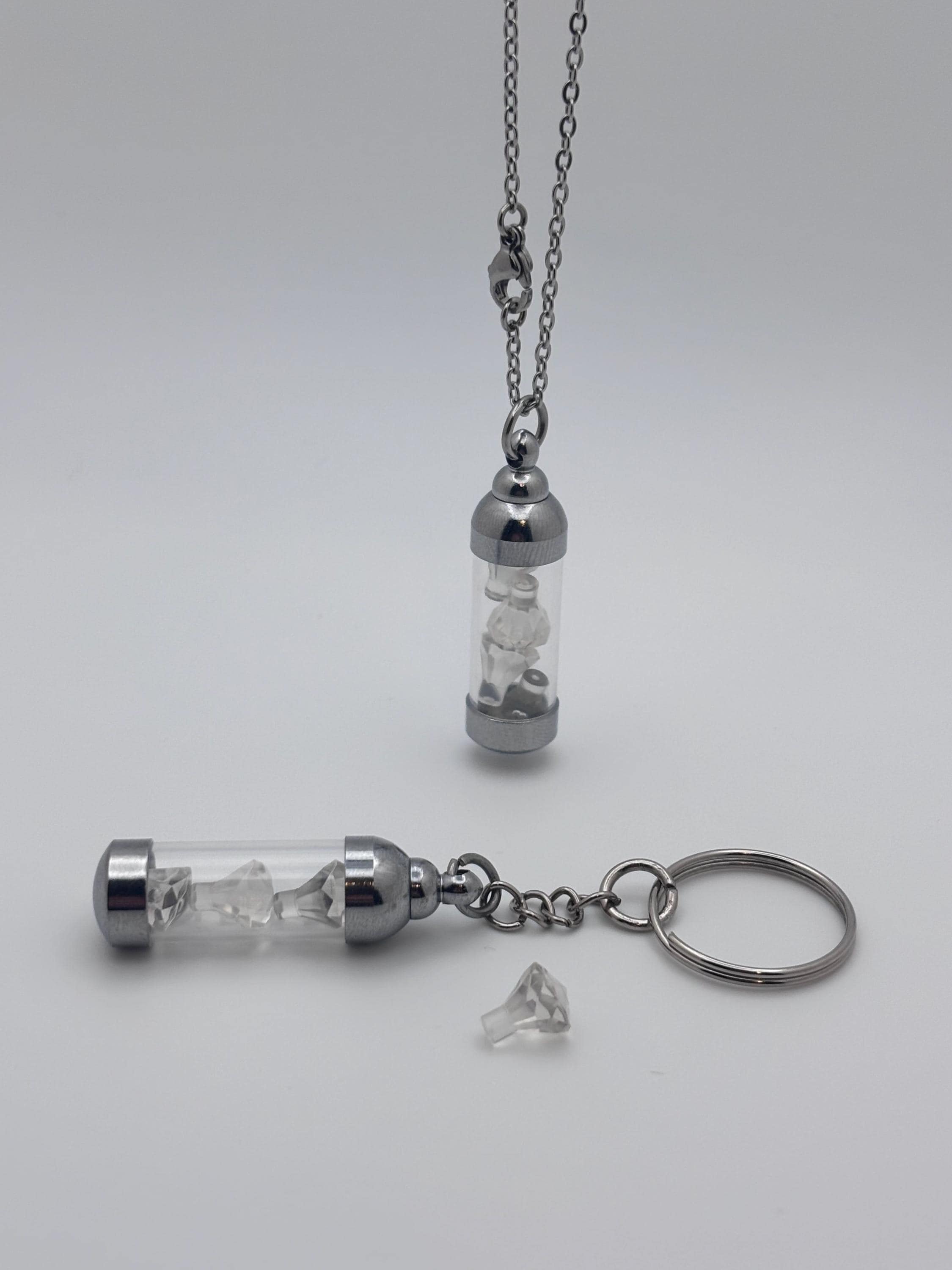 Glass Vial Necklace - Etsy