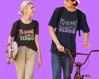 Po-Russki Vibes Tシャツ、ロシア語ギフト