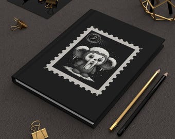 Frozen Cheburashka Hardcover Journal, Siberian Winter Diary