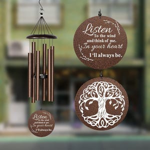 Best Memorial Wind Chimes for Outside - Sympathy Wind Chimes Memorial Gifts for Loss of Loved One, in Remembrance Gifts, Unique Funeral Gift