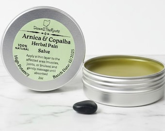 Arnica Salve - Sore Muscles & Stiffness • Bruise Care • Herbal Salve Natural Remedy • Comfrey