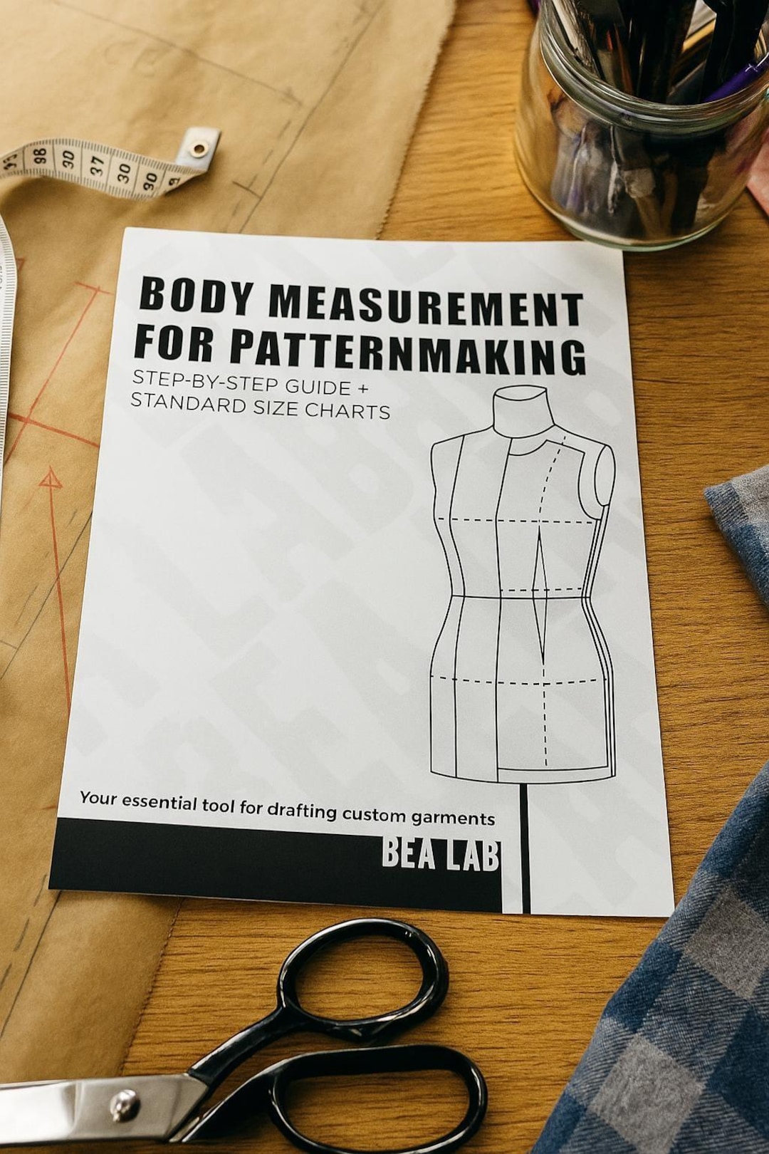 Body Measurement Chart | Sewing Patternmaking Size Guide (PDF) - Etsy