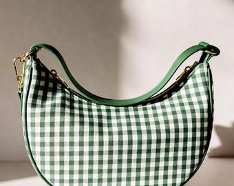 Crescent Bag PDF Sewing Pattern | Crossbody Bag Pattern | Beginner Friendly | Instant Download | Trendy Crescent Shaped Purse