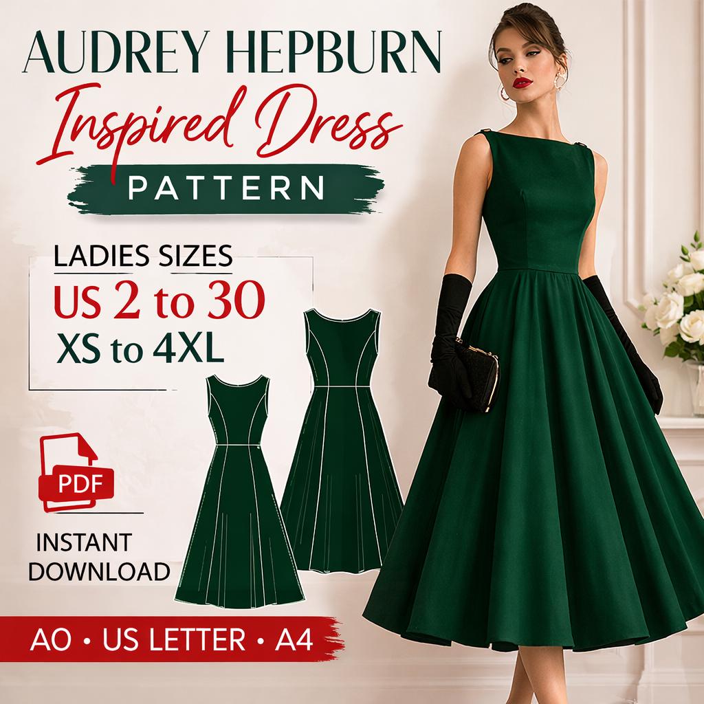 Robe midi trapèze vintage en velours à manches volantées et nœud papillon | Allegra K