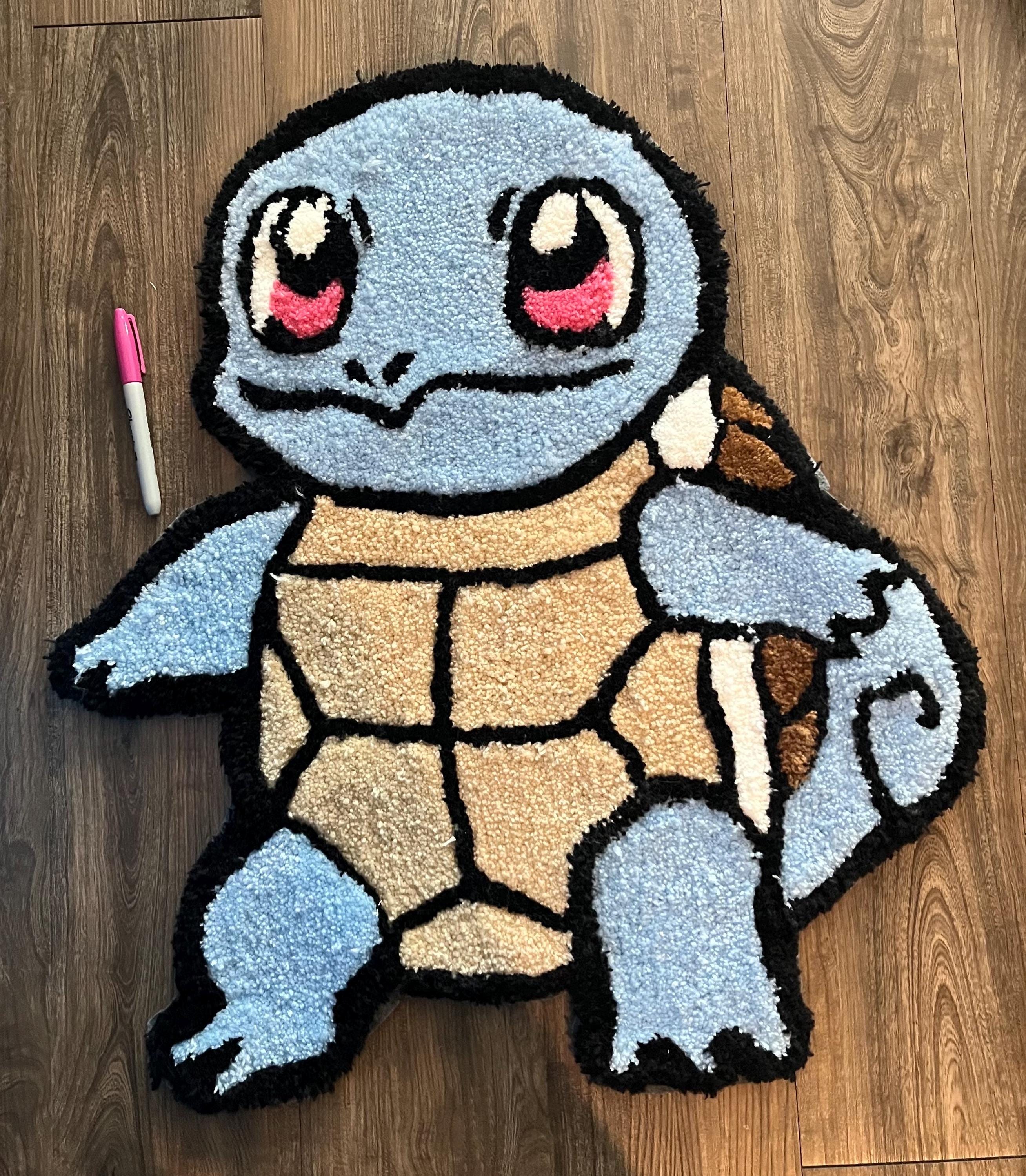 Squirtle Tufted Rug - Etsy