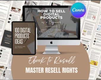 How to Create and Sell Digital Products Guide with Master Resell Rights and Private Label Rights, Create and Sell Digital Products on Etsy
