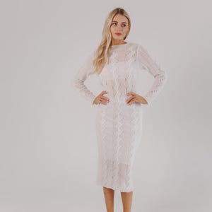 long sleeve knee length bodycon dress Dresses For Women Black Hooded Sleeves Casual Sweater Pencil LIVE 03/16/2026 LW main image 1