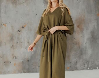 Evita Dress, Women's Dresses, Casual Dress, Summer Dress, Midi Dress, Sage  Green Dress, Boho Dresses, Women's Clothing, Wedding Dress - Etsy